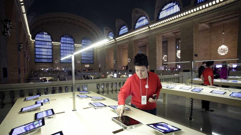 A 23,000-square-foot Apple store is set to open Friday in...