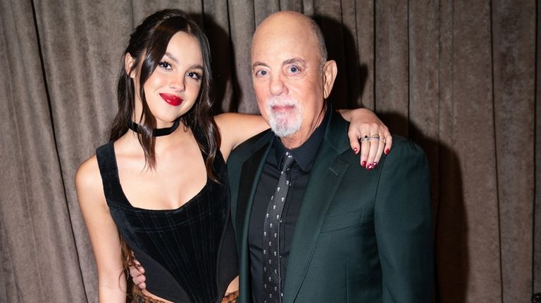 No generation gap: Billy Joel and Olivia Rodrigo backstage at...