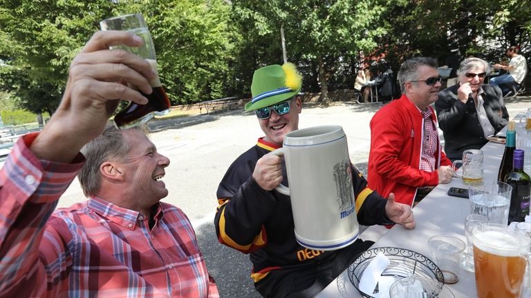 Chuck Segar, left, of Babylon, and Tommy Milano, or Massapequa...