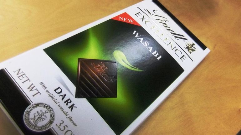 The new Excellence Wasabi Bar dark chocolate from Lindt insults...