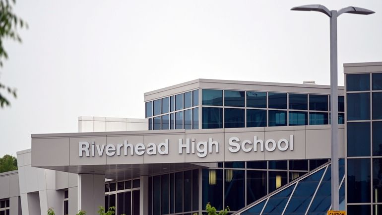 Swastikas were found drawn on two classroom desks at Riverhead...