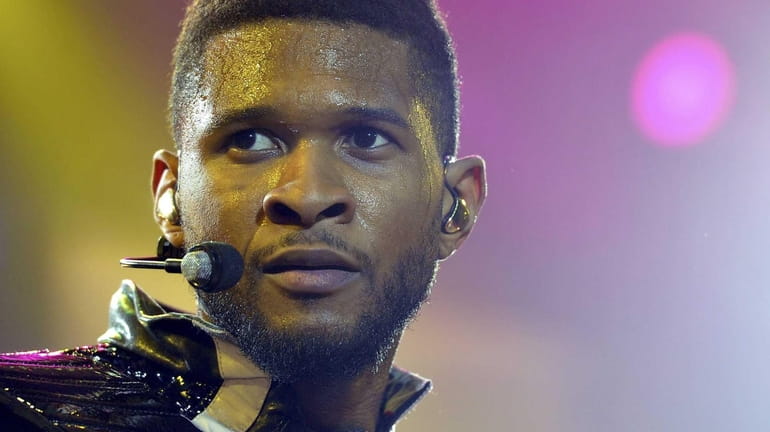 Usher performs at The O2 Arena in London. (Feb. 2,...