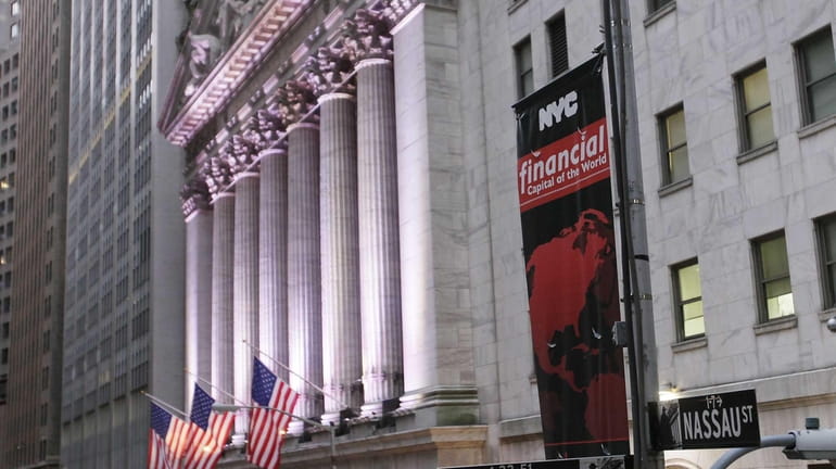 The New York Stock Exchange in Manhattan on Wednesday, Oct....