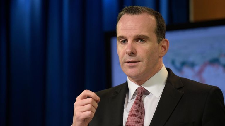 Brett McGurk, U.S. envoy for the global coalition against IS,...