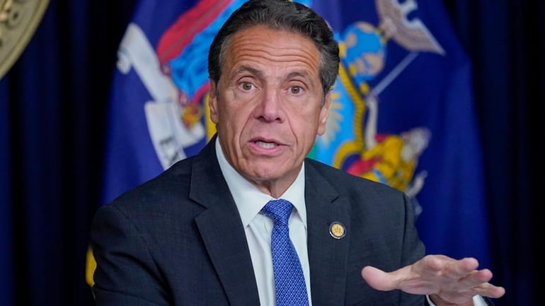 Former New York Gov. Andrew M. Cuomo shown at a...