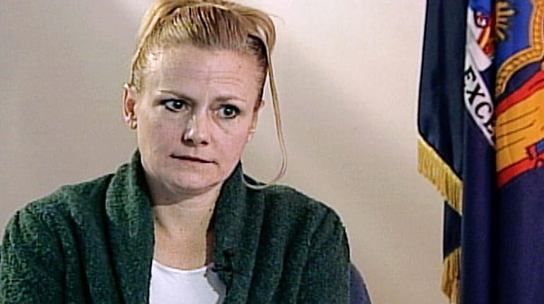 Pamela Smart is seen during an interview at the corrections...