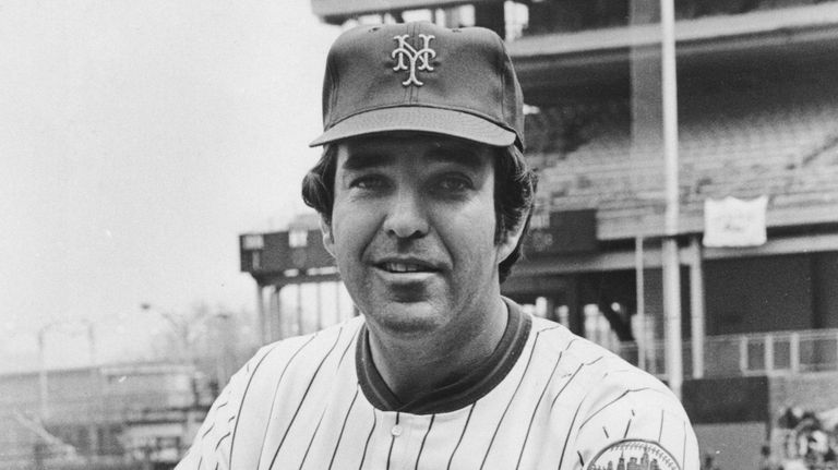 Mets' Ed Kranepool shows off his new uniform on Opening...