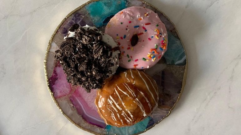 A variety of doughnuts from the recently opened Once Bitten...