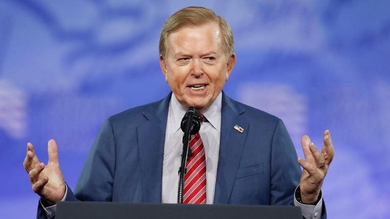 Fox Business News host Lou Dobbs speaks at the Conservative...