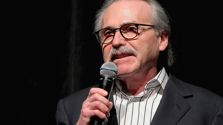 David Pecker, former chairman and CEO of American Media, speaks...