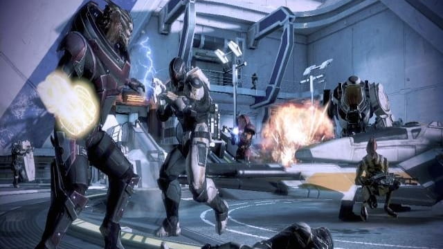 Gameplay from the multiplayer mode of "Mass Effect 3."
