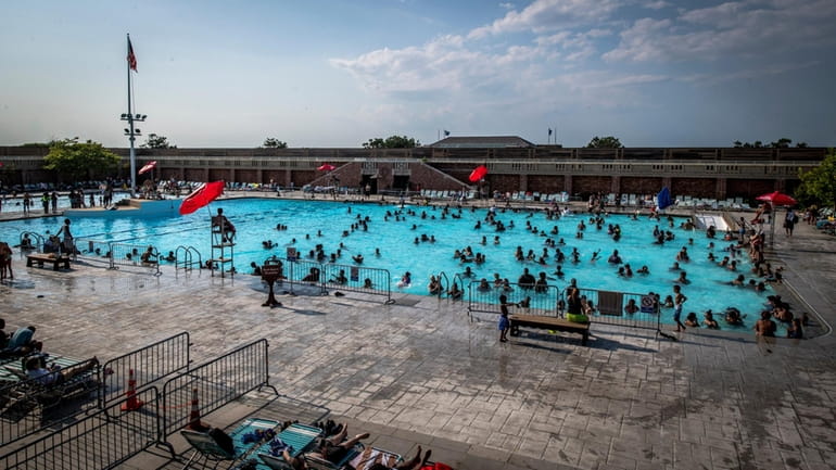 The Jones Beach swimming pool will be popular this summer.