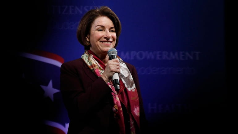Sen. Amy Klobuchar said she expects to have a strong showing in states...
