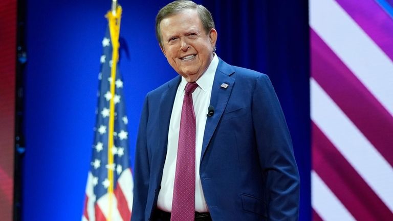 Lou Dobbs appears at the Conservative Political Action Conference, CPAC...