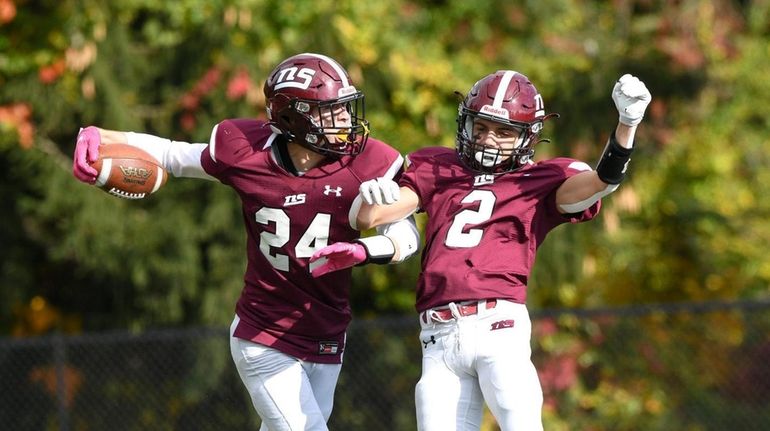 David Berlin, left, and Nicholas Livoti of North Shore after...