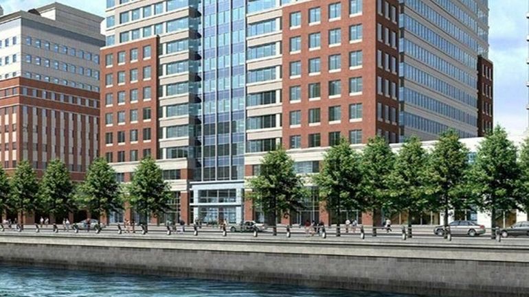 Rendering of the new Hain Celestial global headquarters in Hoboken, New...