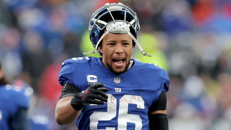 Giants' Saquon Barkley may not play due to neck issue
