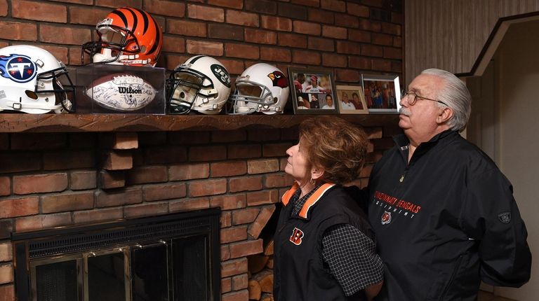 Jesse Cioffi and wife Jane Cioffi, parents of Cincinnati Bengals...