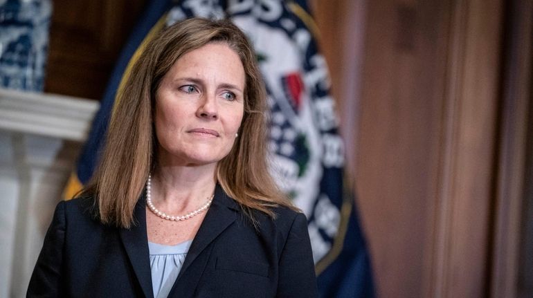 Judge Amy Coney Barrett is President Donald Trump's nominee to...