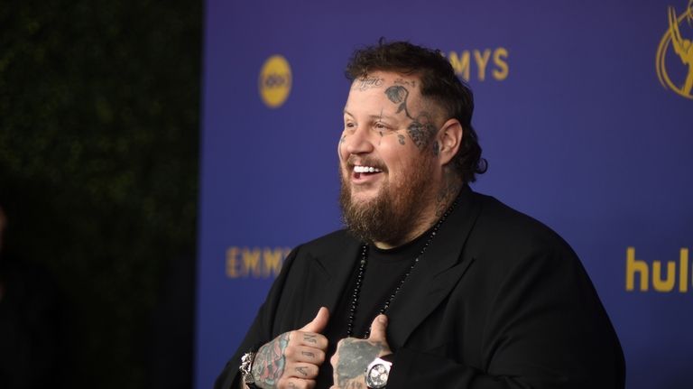 Jelly Roll arrives at the 76th Primetime Emmy Awards on...