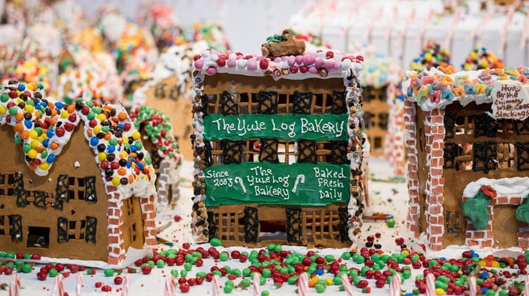 GingerBread Lane is on display at the Long Island Children's Museum...