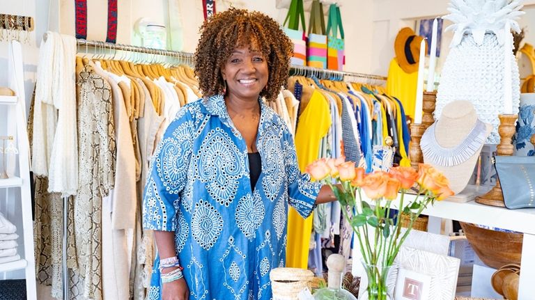 Sylma Cabrera, owner of Pure Soul Boutique on Shelter Island.