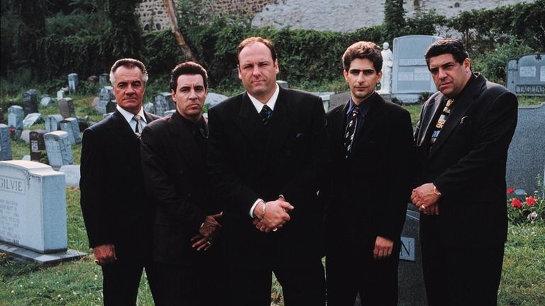 HBO's "The Sopranos" (left to right): Tony Sirico, Steve Van...