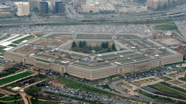 This March 27, 2008, file photo, shows the Pentagon in...