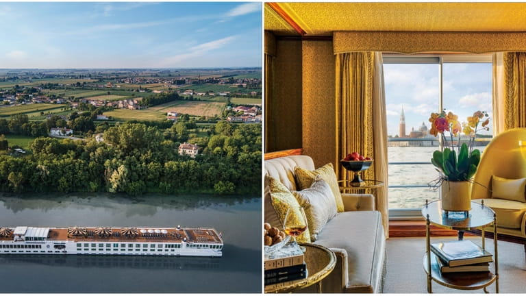 S.S. La Venezia cruise ship's Grand Suite. 