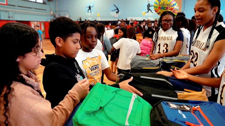 New York Yankees host back-to-school supplies drive - Newsday