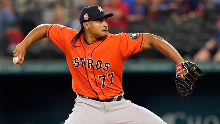 The Astros pitch two immaculate innings against the Rangers