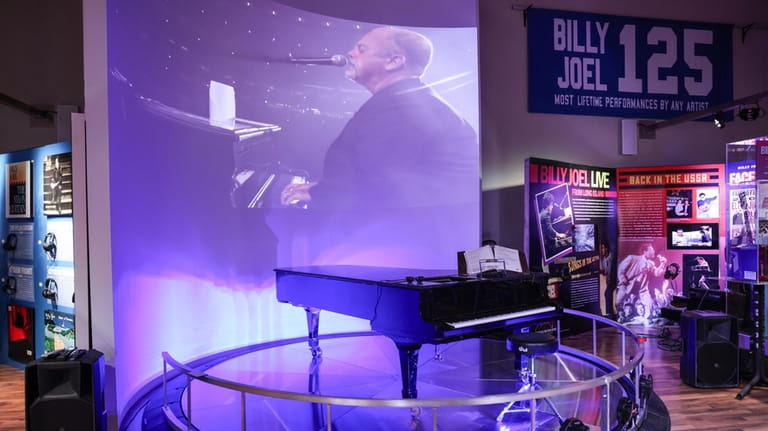 Billy Joel's piano is the centerpiece of the Long Island...