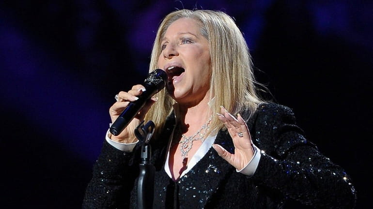 Barbra Streisand performs at Barclays Center in Brooklyn on Oct....