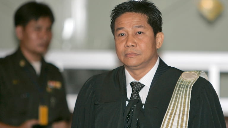 FILE- Pichit Chuenban, lawyer of former Prime Miniser Thaksin Shinawatra,...