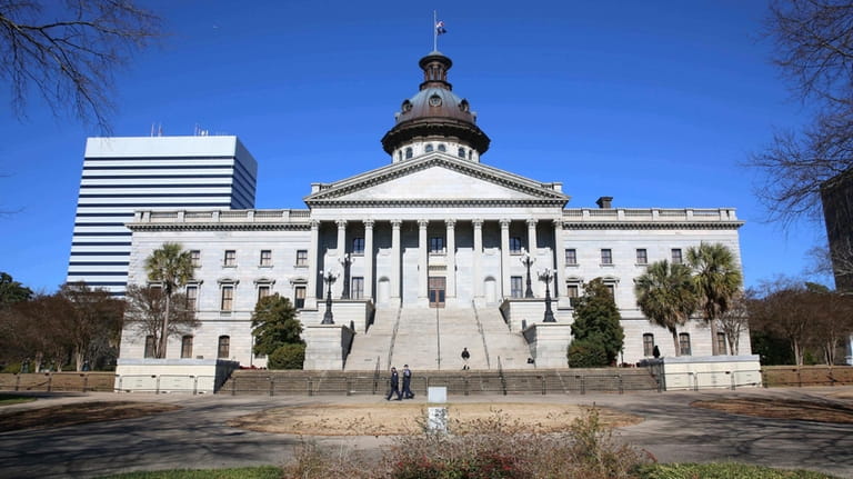The South Carolina Statehouse is pictured on Jan. 20, 2021,...