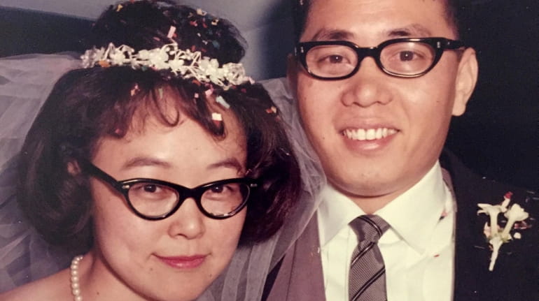 Li-Chieh Szema his wife, Alice, on their wedding day in 1964.