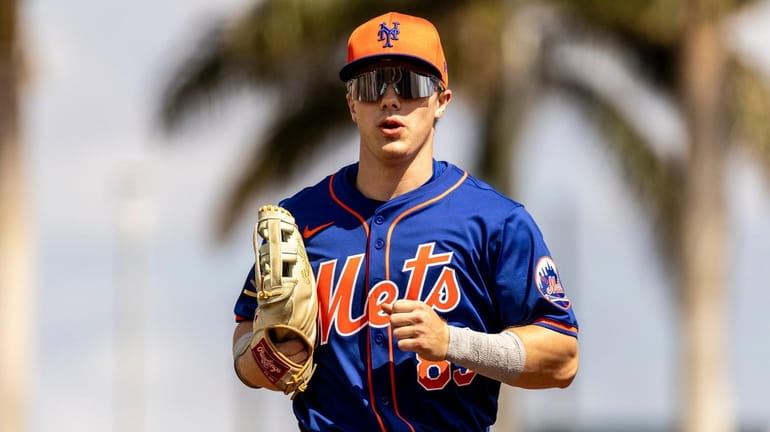Outfielder Drew Gilbert will be one of the Mets prospects...
