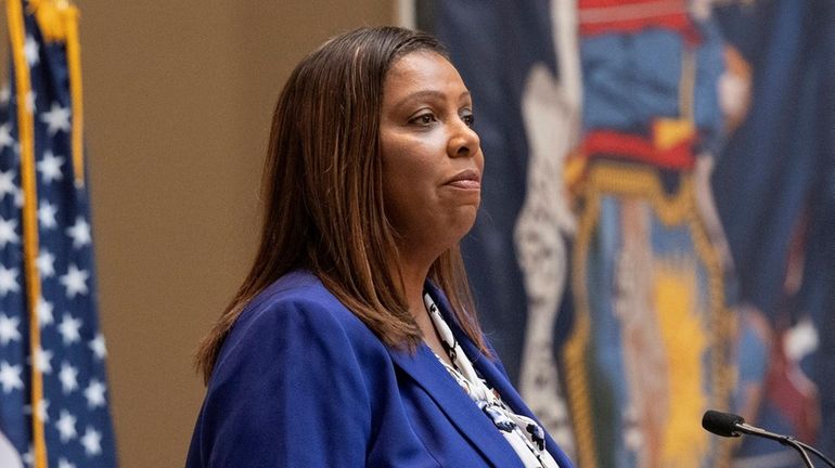 New York State Attorney General Letitia James. 