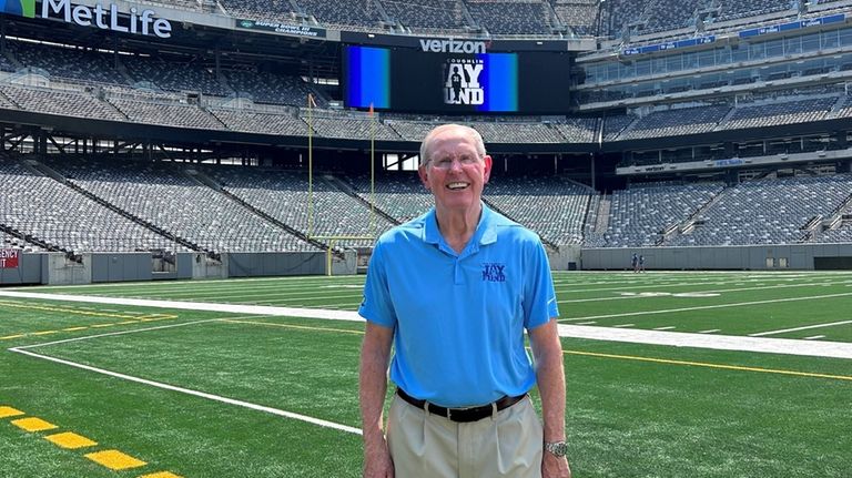 Tom Coughlin at his Jay Fund charity event at MetLife...