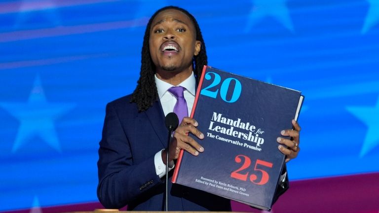 Malcolm Kenyatta, member of the Pennsylvania House of Representatives, speaking...