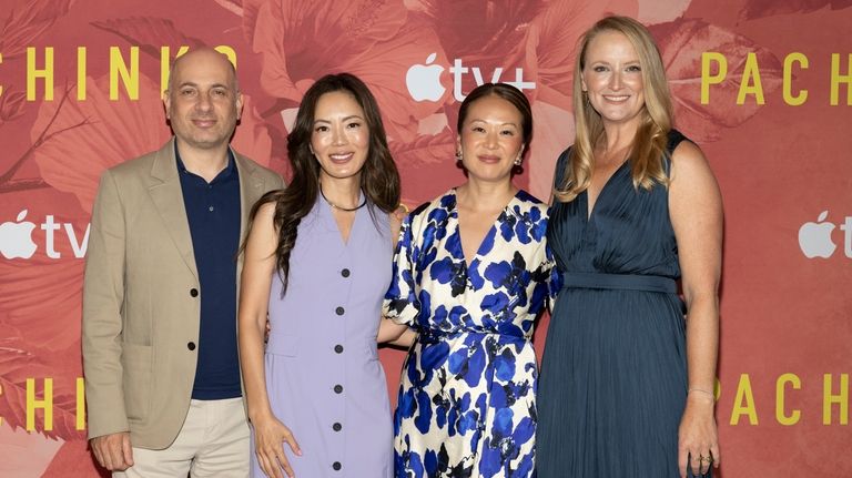 Michael Ellenberg, from left, Theresa Kang, Soo Hugh, and Lindsey...