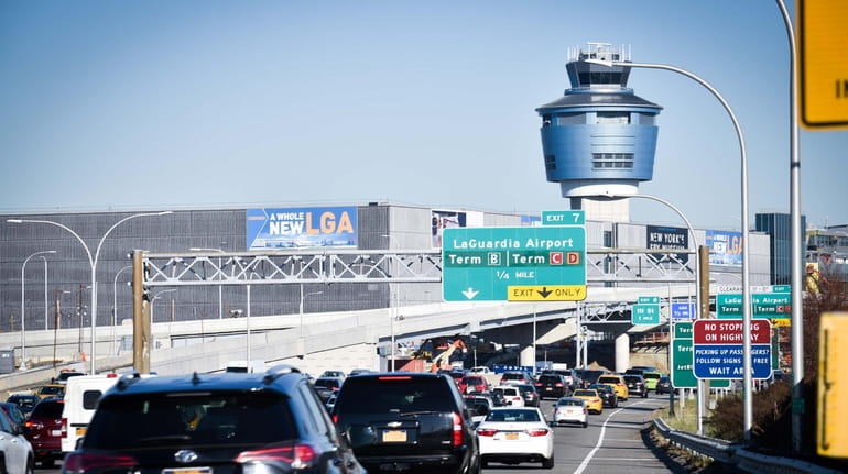 LaGuardia Airport saw the largest increase in passengers in 2019,...