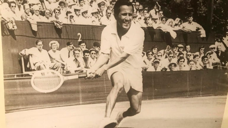 An undated photo of Pancho Segura, who won six U.S....
