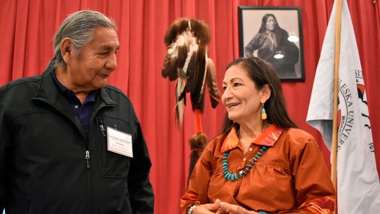 Russell Eagle Bear, with the Rosebud Sioux Reservation Tribal Council,...