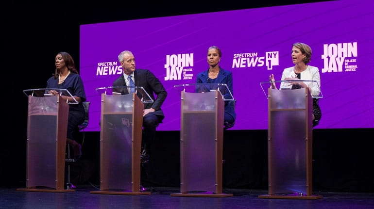 Democratic candidates for state attorney general debate Tuesday night at...