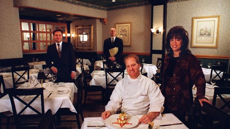 At Panama Hatties restaurant: From left: Co-owner Richard Gert, (Keith...