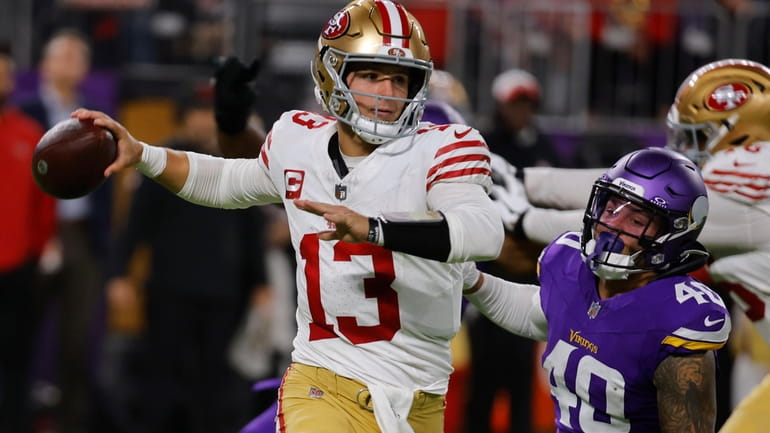 49ers QB Brock Purdy looks to bounce back from his first regular-season  loss as a pro - Newsday