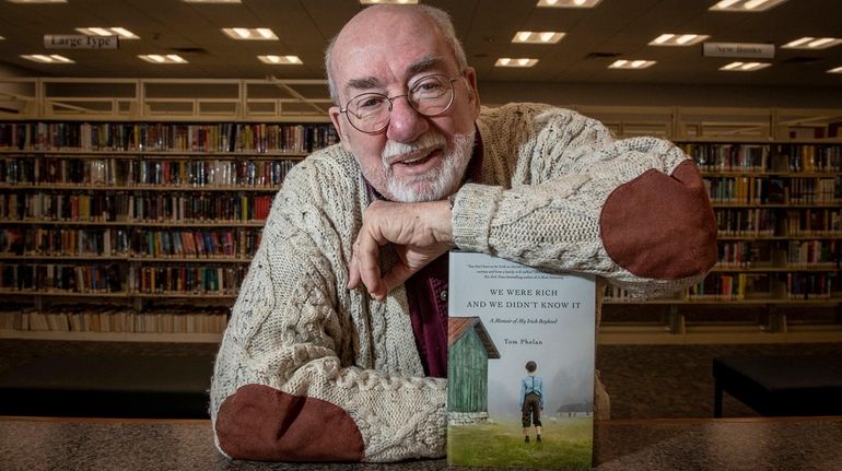 Author Tom Phelan at the Freeport Memorial Library with his...