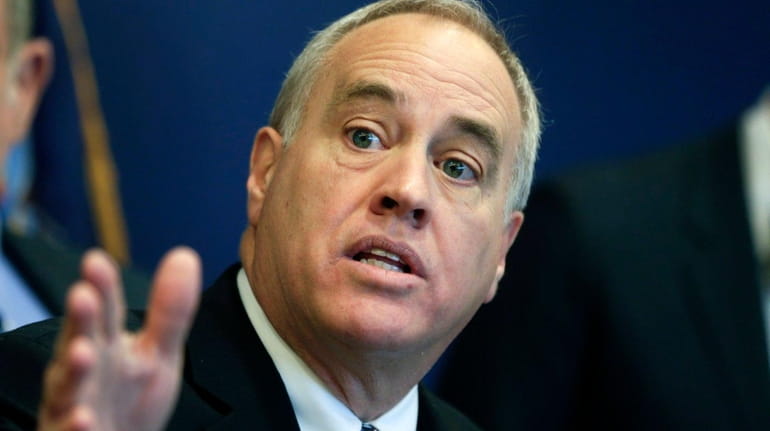 New York State Comptroller Thomas DiNapoli is seen in a...