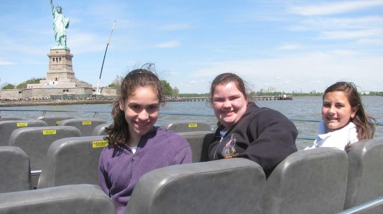 Kidsday reporters Paige Talarico, Olivia Murphy, Juliana Pagan, ages 11...